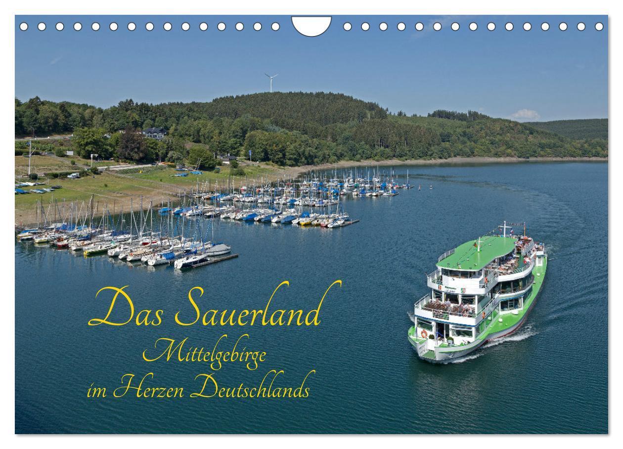 Cover: 9783435045358 | Das Sauerland - Mittelgebirge im Herzen Deutschlands (Wandkalender...