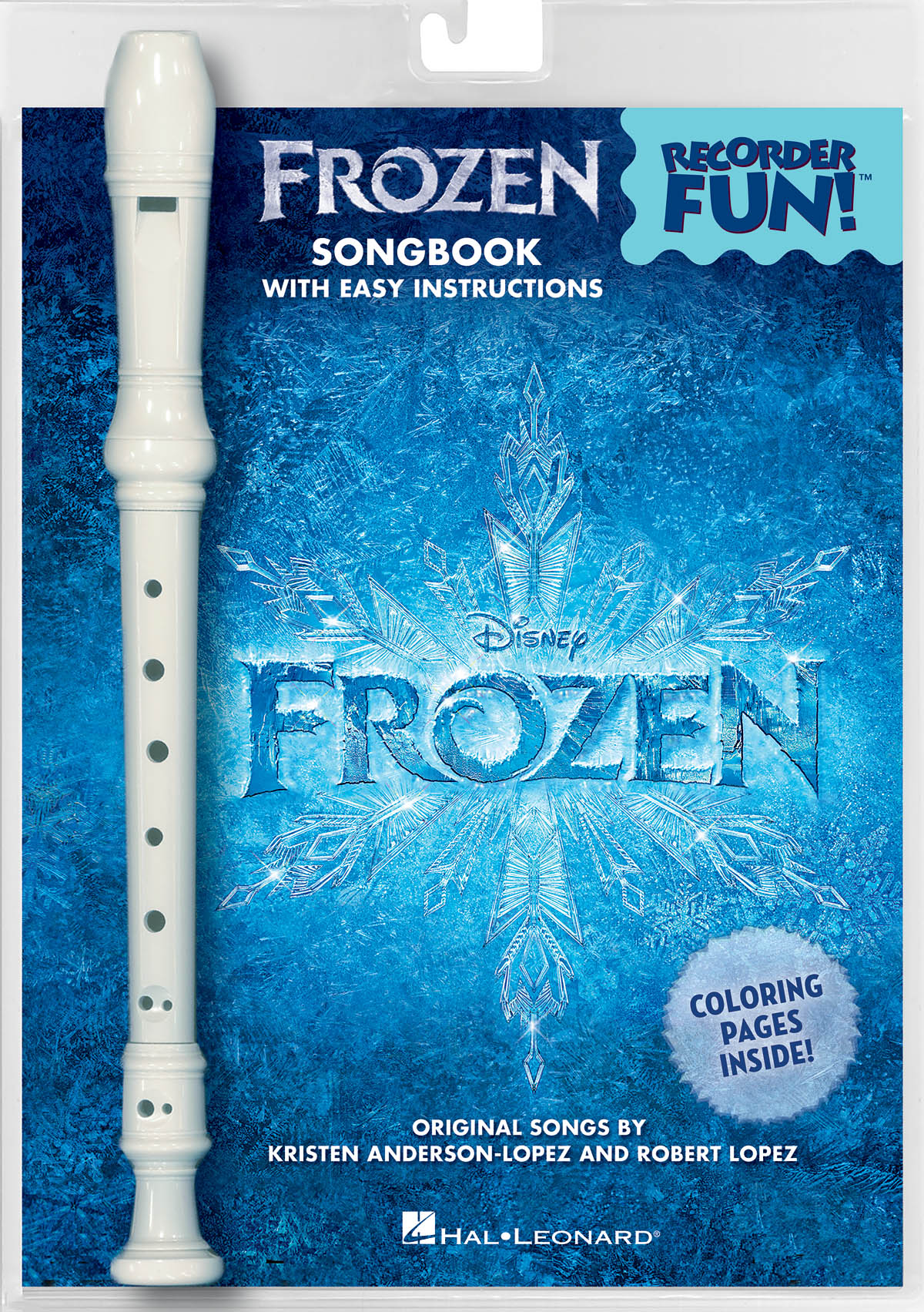 Cover: 888680050481 | Frozen - Recorder Fun! | Pack with Songbook and Instrument | Lopez