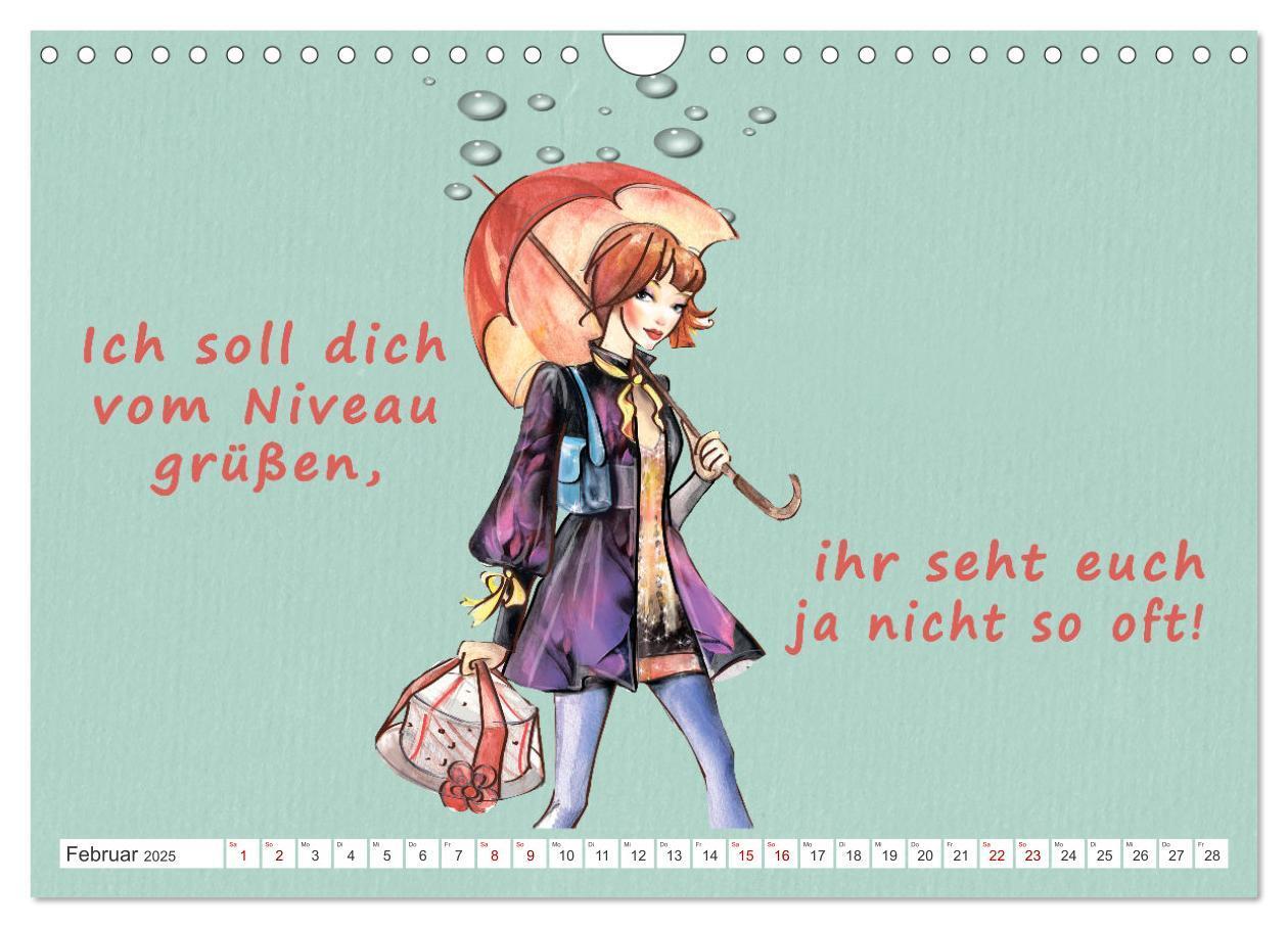 Bild: 9783383927867 | Frech aber ehrlich (Wandkalender 2025 DIN A4 quer), CALVENDO...