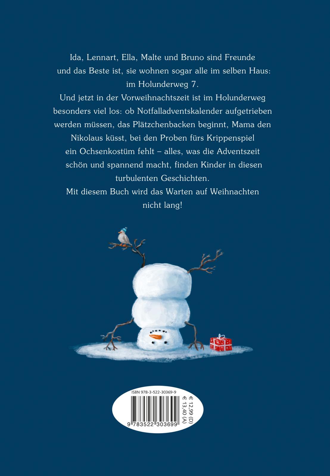 Rückseite: 9783522303699 | Weihnachten im Holunderweg, 24 Geschichten bis zum Weihnachtsfest