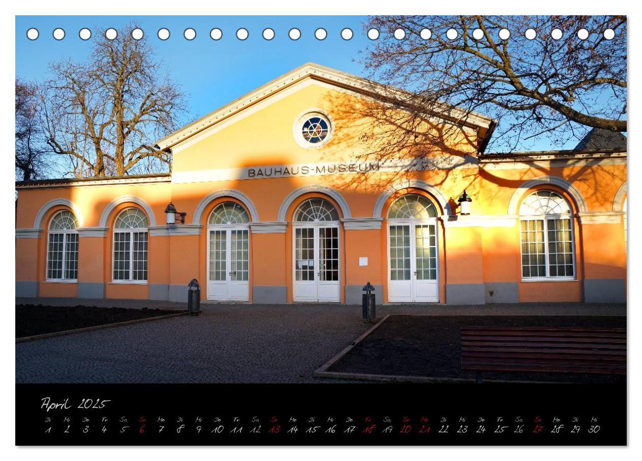 Bild: 9783435833382 | Weimar (Tischkalender 2025 DIN A5 quer), CALVENDO Monatskalender