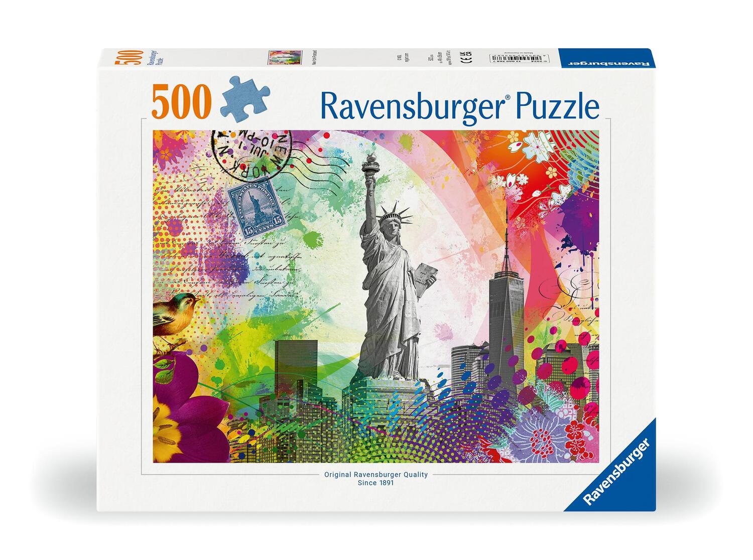 Cover: 4005555003687 | Ravensburger Puzzle 12000368 Postkarte aus New York - 500 Teile...