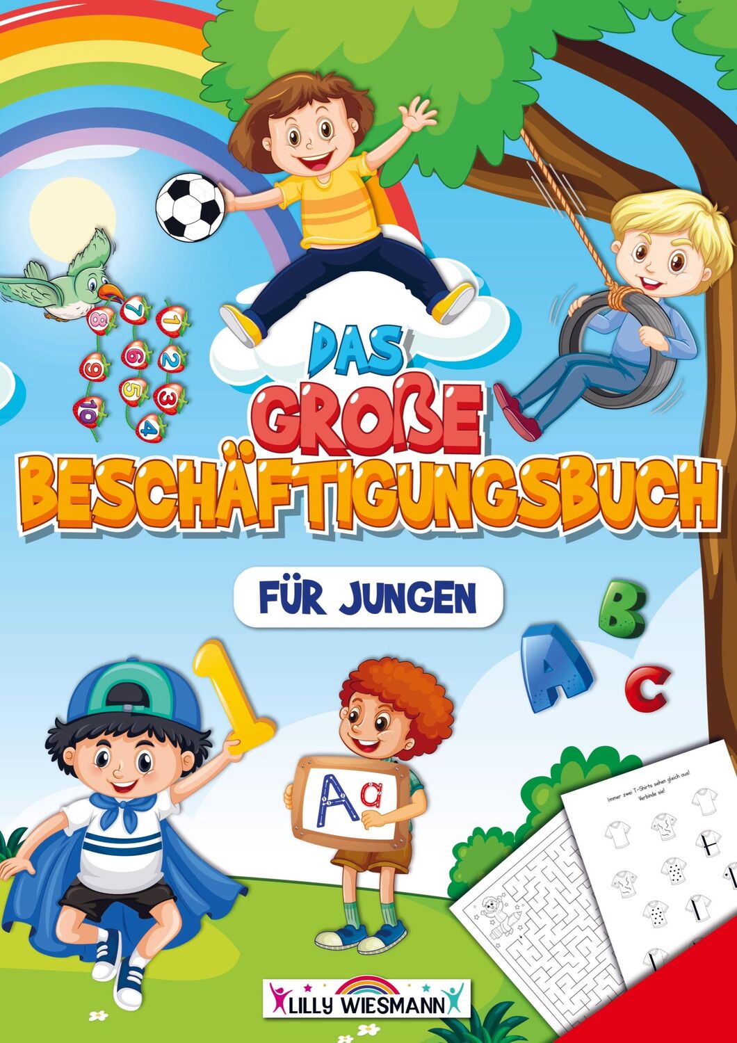 Cover: 9789403713670 | Das große Beschäftigungsbuch für Jungen | LernLux Verlag | Taschenbuch