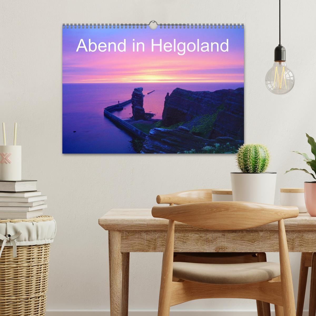 Bild: 9783435806362 | Abend in Helgoland (Wandkalender 2025 DIN A3 quer), CALVENDO...