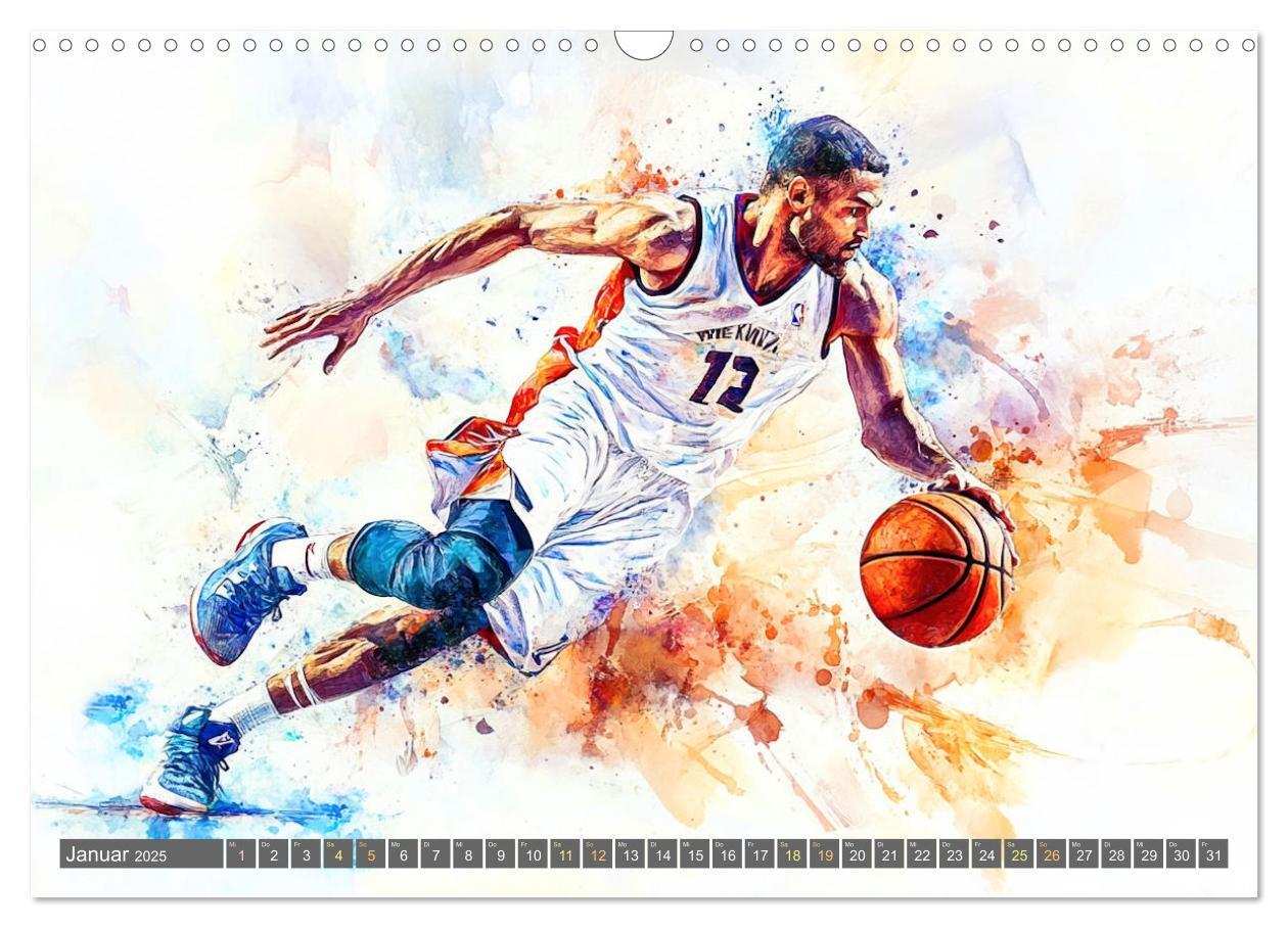 Bild: 9783457178553 | Kunst des Sports (Wandkalender 2025 DIN A3 quer), CALVENDO...