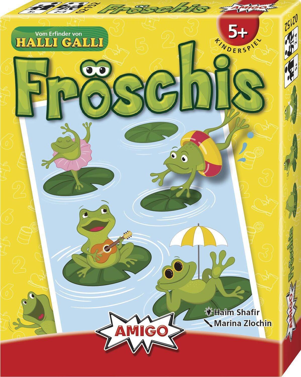 Bild: 4007396021523 | Fröschis | Haim Shafir | Spiel | Brettspiel | 02152 | Deutsch | 2021