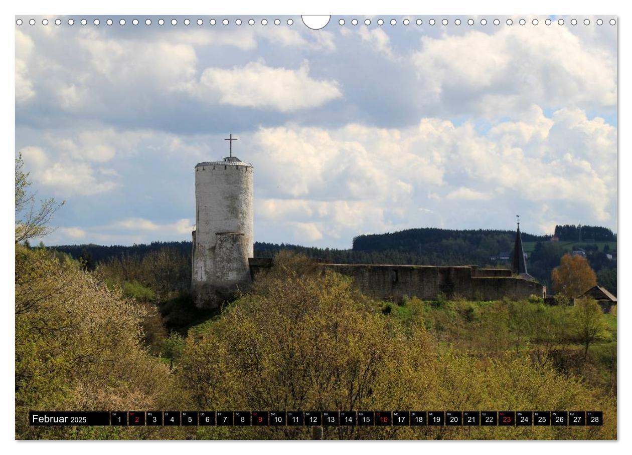 Bild: 9783435708215 | Burgen und Schlösser der Eifel (Wandkalender 2025 DIN A3 quer),...