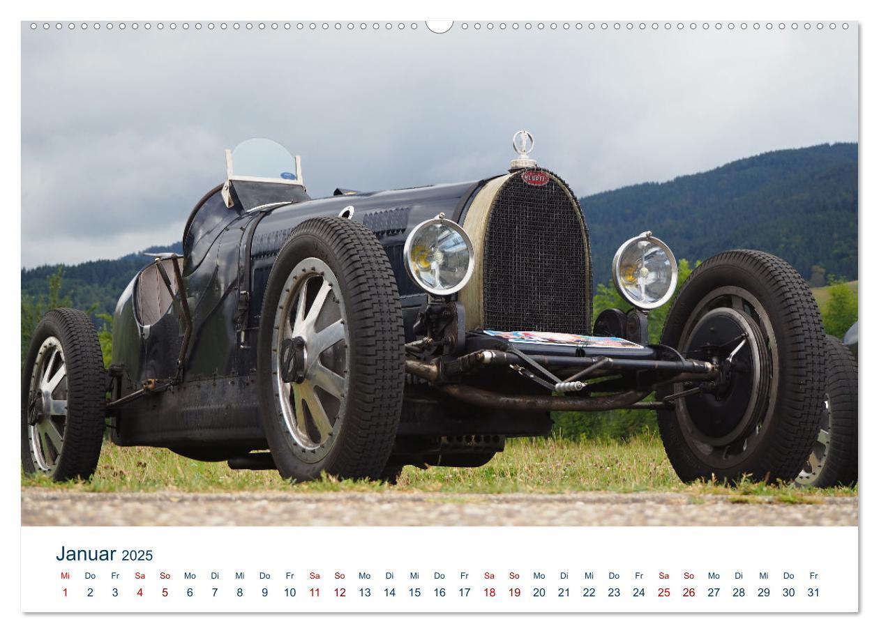 Bild: 9783383912993 | Bugatti Traumautos (Wandkalender 2025 DIN A2 quer), CALVENDO...