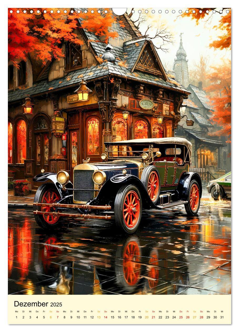 Bild: 9783435849338 | Nostalgic Cars der Traum (Wandkalender 2025 DIN A3 hoch), CALVENDO...