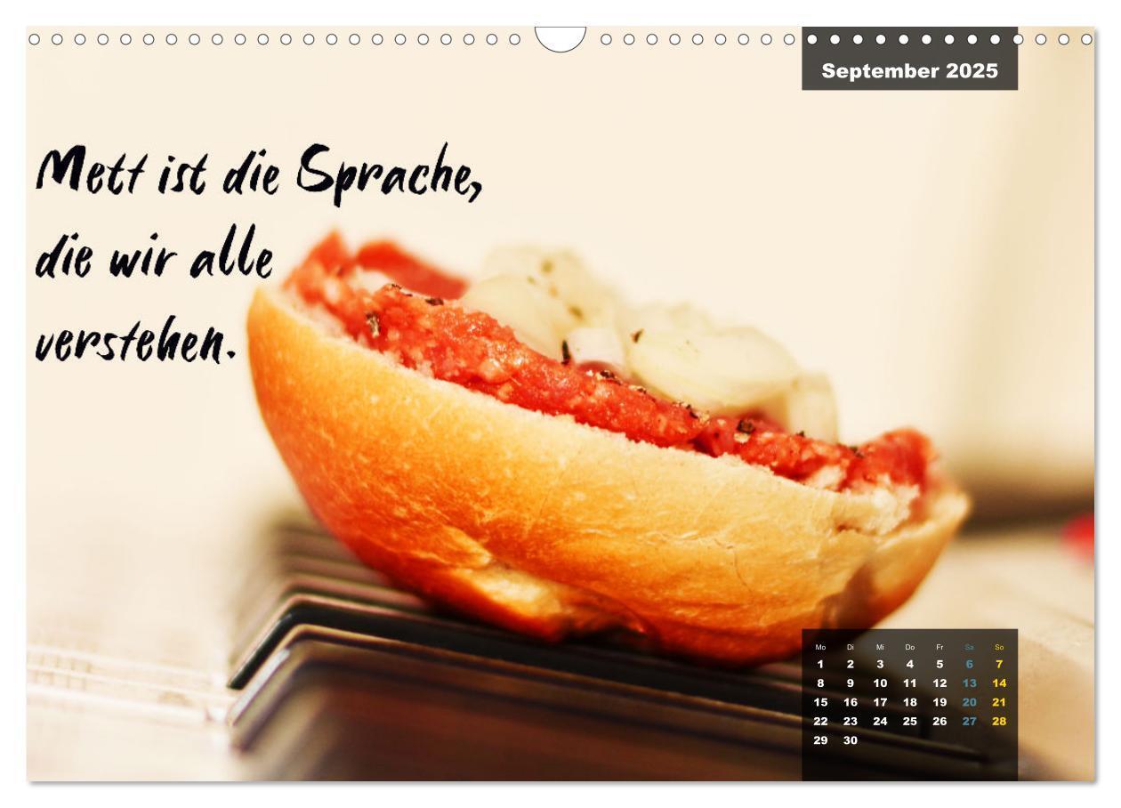 Bild: 9783435038978 | Mettkalender - Spread some more Mett (Wandkalender 2025 DIN A3...