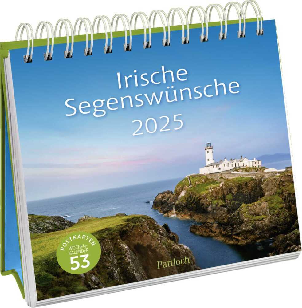 Cover: 4260308345180 | Postkartenkalender 2025: Irische Segenswünsche | Pattloch Verlag