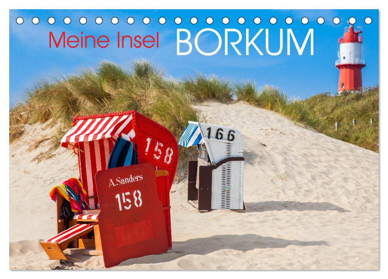 Cover: 9783383948107 | Meine Insel Borkum (Tischkalender 2025 DIN A5 quer), CALVENDO...