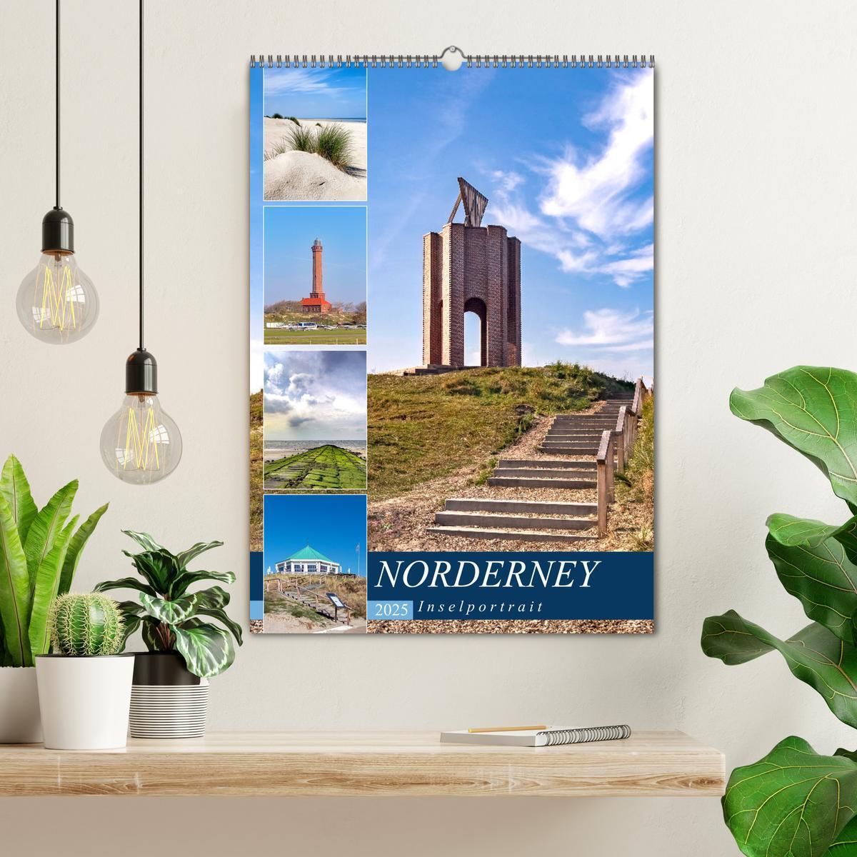 Bild: 9783435969470 | Norderney Inselportrait (Wandkalender 2025 DIN A2 hoch), CALVENDO...