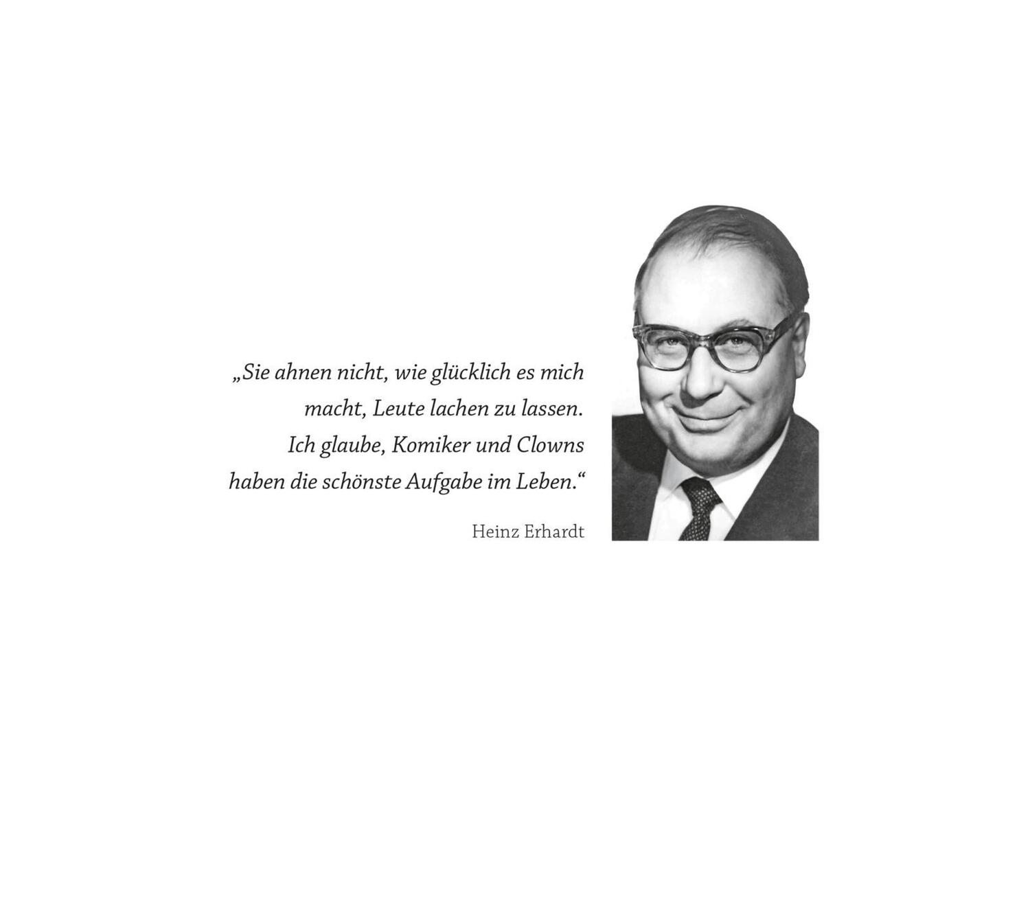 Bild: 9783830336440 | Heinz Erhardt: Mein Leben | Heinz Erhardt (u. a.) | Buch | 176 S.