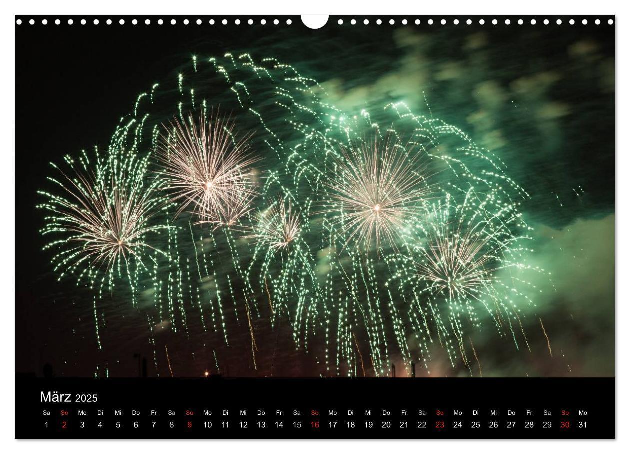 Bild: 9783435789665 | Feuerwerk (Wandkalender 2025 DIN A3 quer), CALVENDO Monatskalender