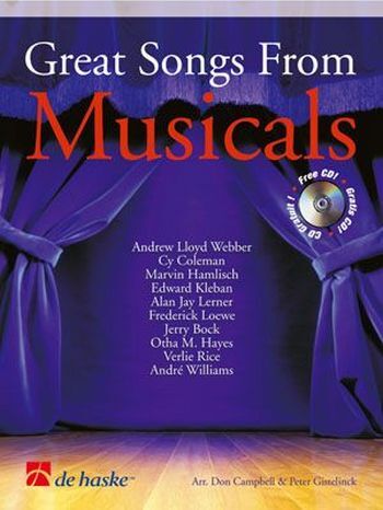 Cover: 9789043110693 | Great Songs from Musicals | Songbuch (Flöte) | Buch + CD | 2000