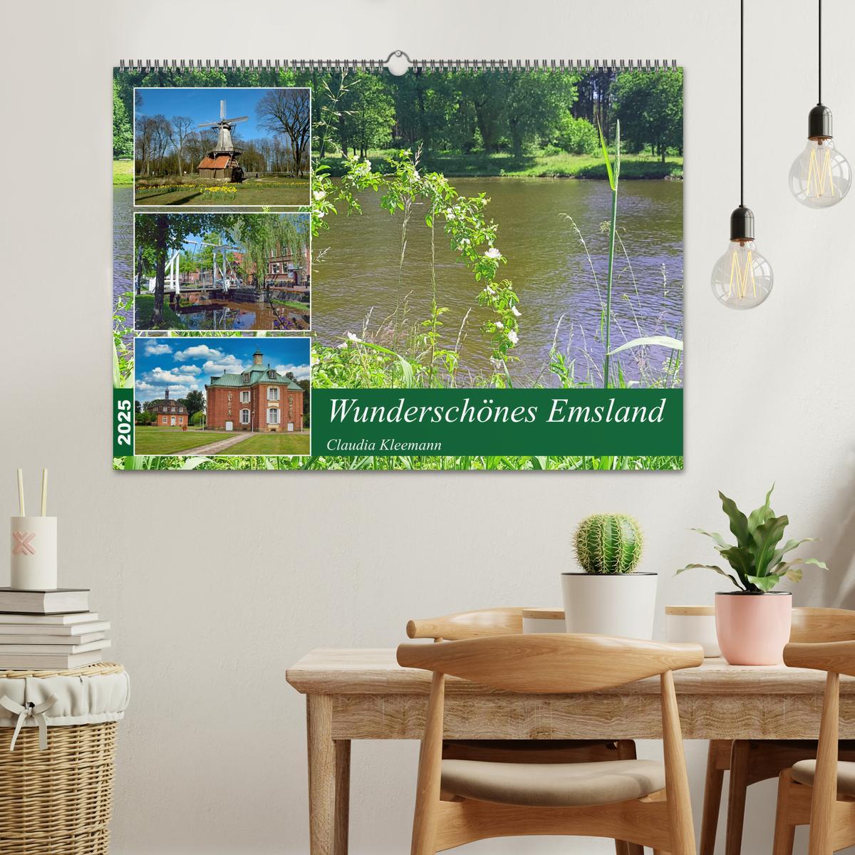 Bild: 9783435167104 | Wunderschönes Emsland (Wandkalender 2025 DIN A2 quer), CALVENDO...