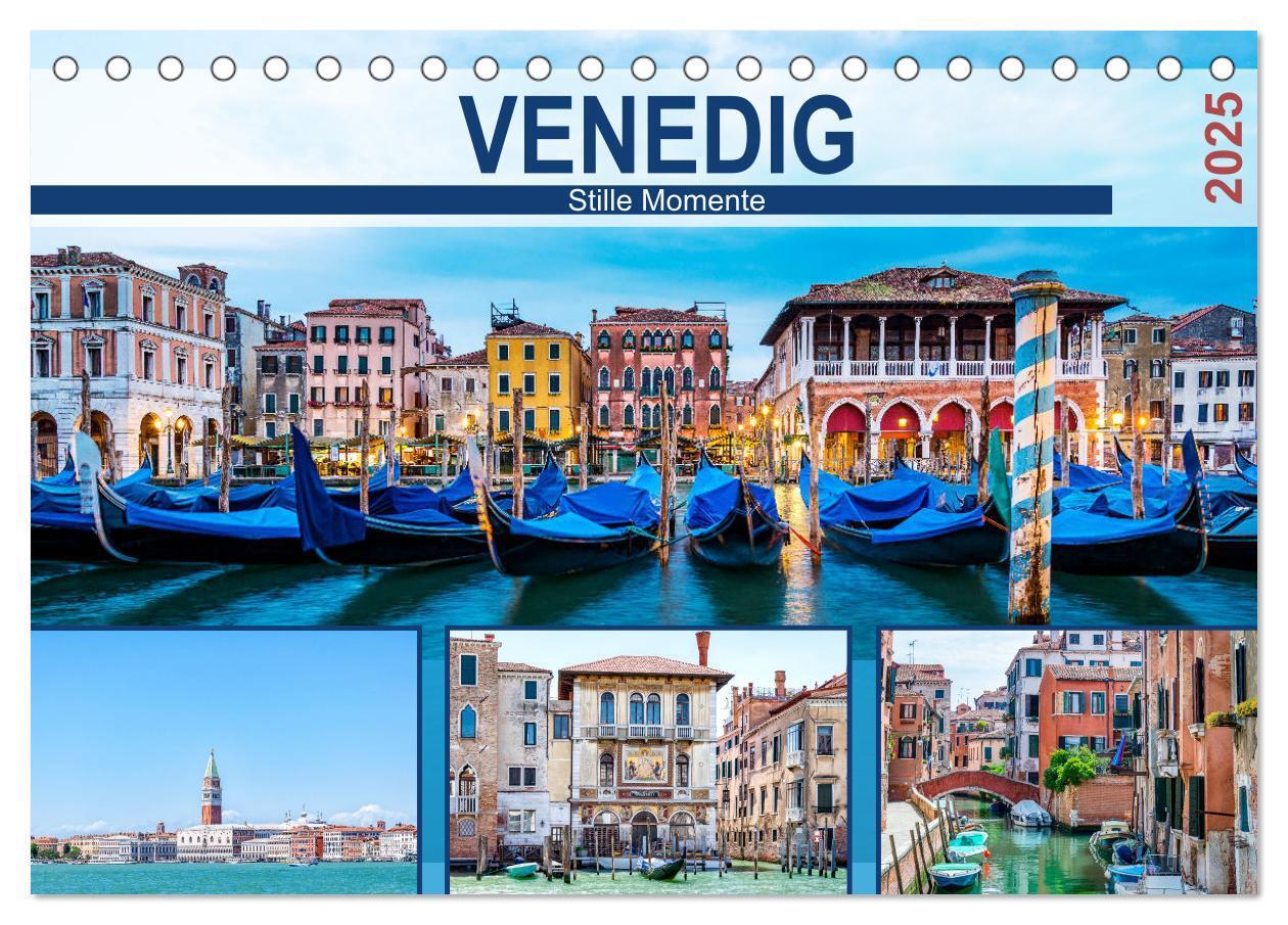 Cover: 9783435314669 | Venedig - Stille Momente (Tischkalender 2025 DIN A5 quer), CALVENDO...