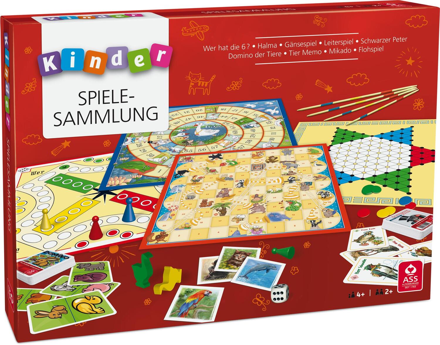 Cover: 4042677013439 | Kinderspielesammlung | Spielkartenfabrik Altenburg GmbH | Spiel | 2014