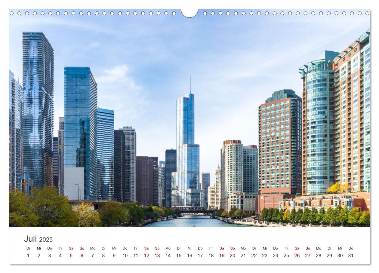 Bild: 9783435060719 | Chicago - Eine einzigartige Stadt. (Wandkalender 2025 DIN A3 quer),...