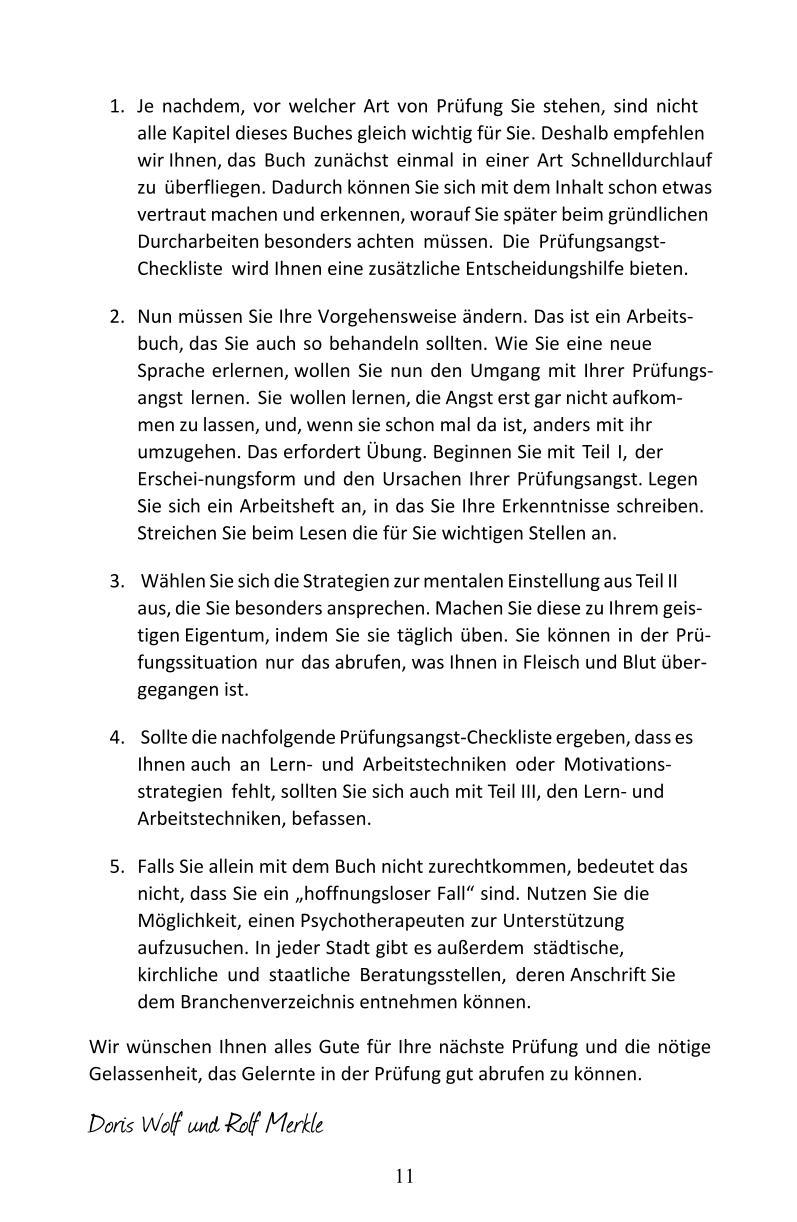 Bild: 9783923614363 | So überwinden Sie Prüfungsängste | Doris Wolf (u. a.) | Taschenbuch