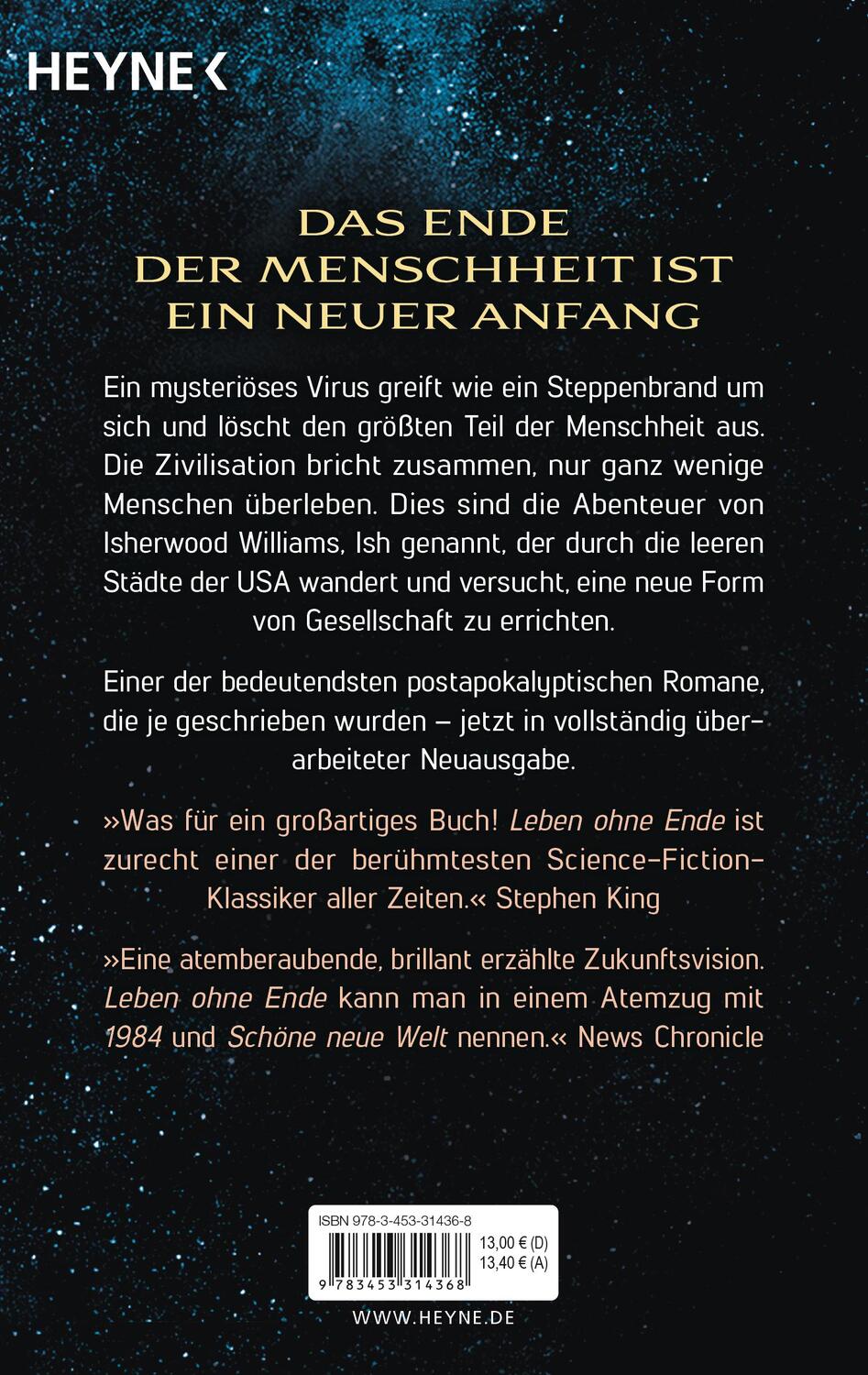 Bild: 9783453314368 | Leben ohne Ende | George R. Stewart | Taschenbuch | Deutsch | 2016