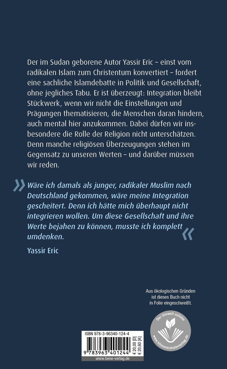 Rückseite: 9783963401244 | Wir müssen reden, bevor es zu spät ist | Yassir Eric | Buch | 240 S.