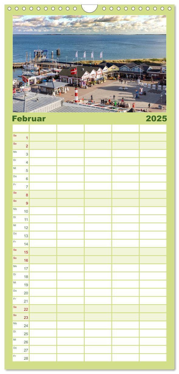 Bild: 9783457108611 | Familienplaner 2025 - Magisches Sylt mit 5 Spalten (Wandkalender,...