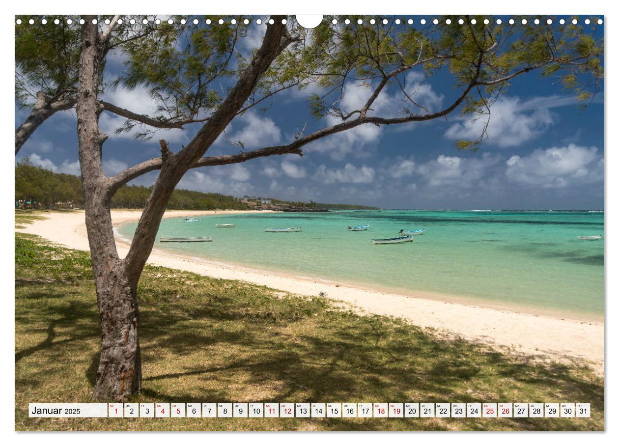 Bild: 9783435288113 | Traumstrände auf Mauritius (Wandkalender 2025 DIN A3 quer),...