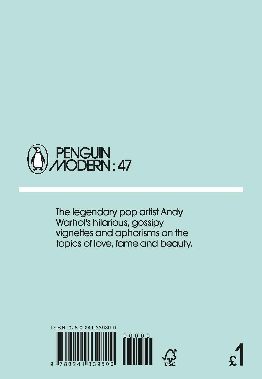 Rückseite: 9780241339800 | Fame | Andy Warhol | Taschenbuch | Penguin Modern | 56 S. | Englisch