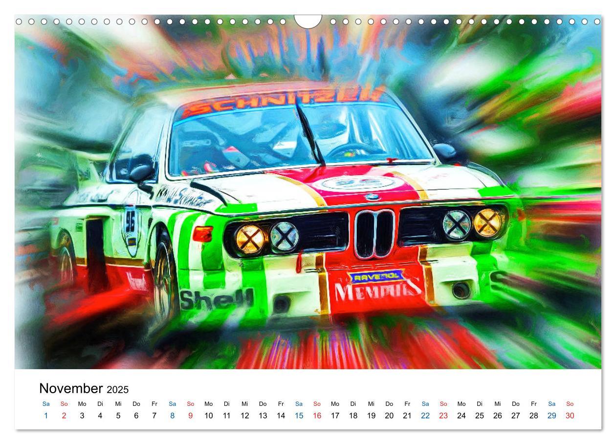 Bild: 9783435219261 | Tourenwagen von gestern (Wandkalender 2025 DIN A3 quer), CALVENDO...