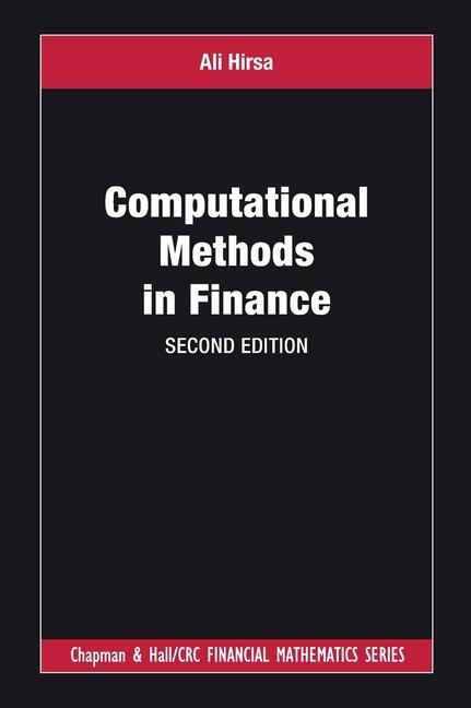 Cover: 9781498778602 | Computational Methods in Finance | Ali Hirsa | Buch | Englisch | 2024