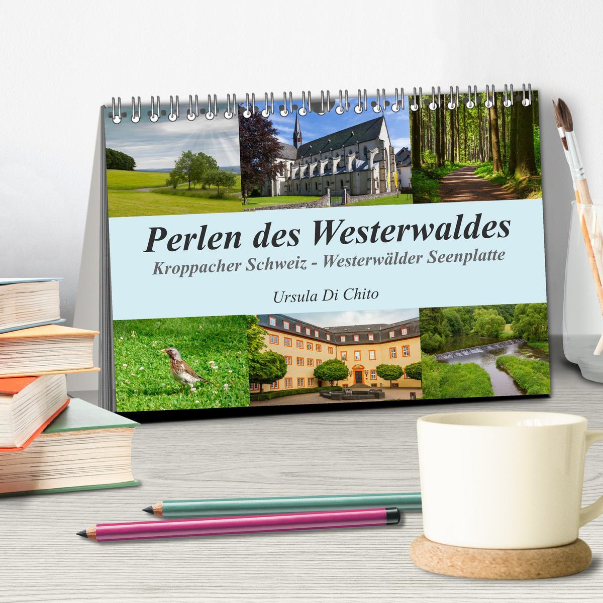 Bild: 9783435604999 | Perlen des Westerwaldes (Tischkalender 2025 DIN A5 quer), CALVENDO...