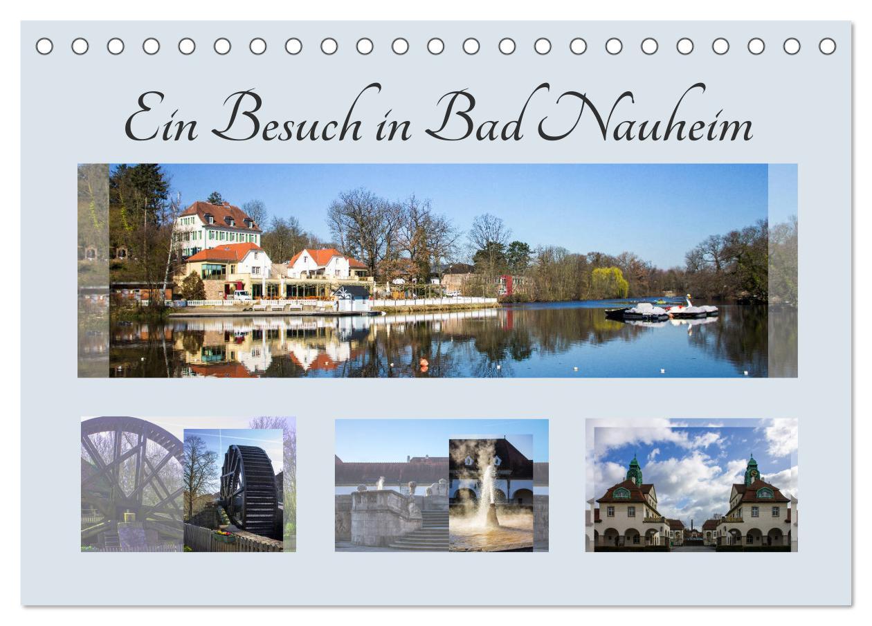 Cover: 9783435375646 | Ein Besuch in Bad Nauheim (Tischkalender 2025 DIN A5 quer),...