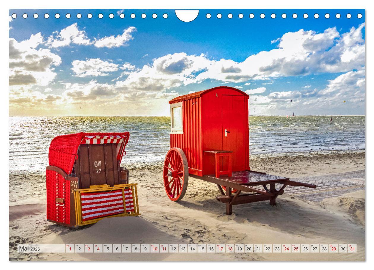 Bild: 9783435081134 | BORKUM-LIEBE (Wandkalender 2025 DIN A4 quer), CALVENDO Monatskalender