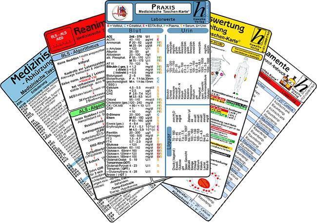 Cover: 9783869573359 | Arztpraxis Karten-Set - praktisches Set mit Laborwerten,...