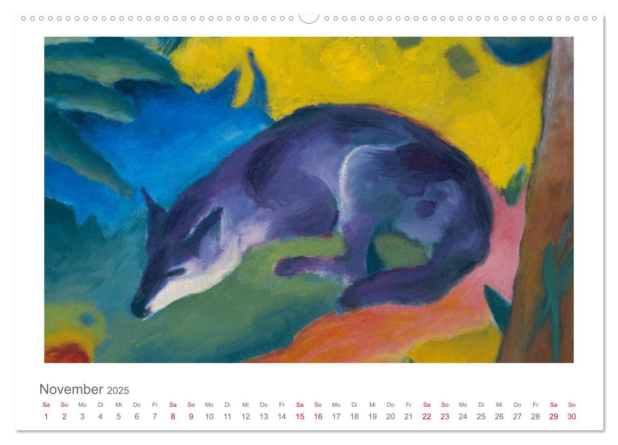 Bild: 9783435324033 | Franz Marc 2025 (Wandkalender 2025 DIN A2 quer), CALVENDO...