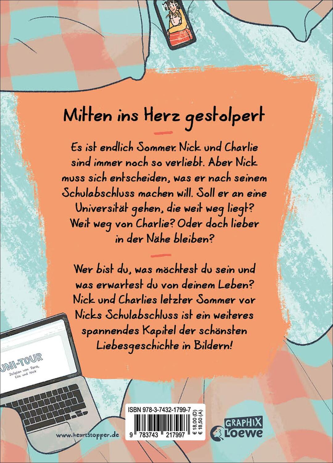 Rückseite: 9783743217997 | Heartstopper Volume 5 (deutsche Hardcover-Ausgabe) | Alice Oseman