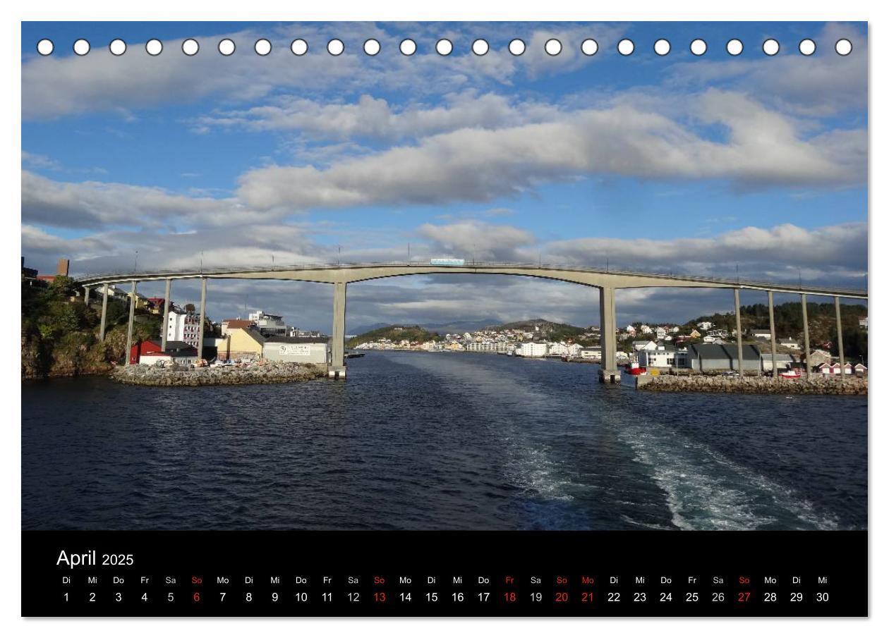 Bild: 9783435774838 | Impressionen von Norwegen entlang der Hurtigruten (Tischkalender...