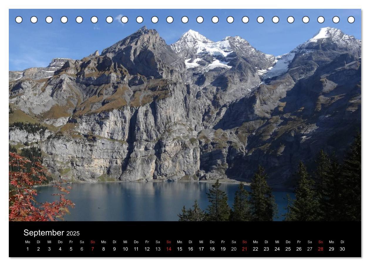 Bild: 9783435769797 | Berner Oberland (Tischkalender 2025 DIN A5 quer), CALVENDO...