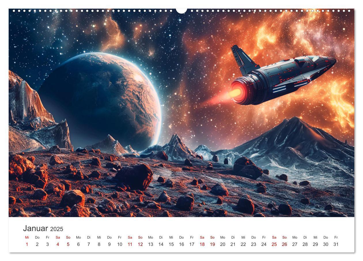 Bild: 9783383821080 | Sternenreisen - Ein kosmischer Kalender (Wandkalender 2025 DIN A2...