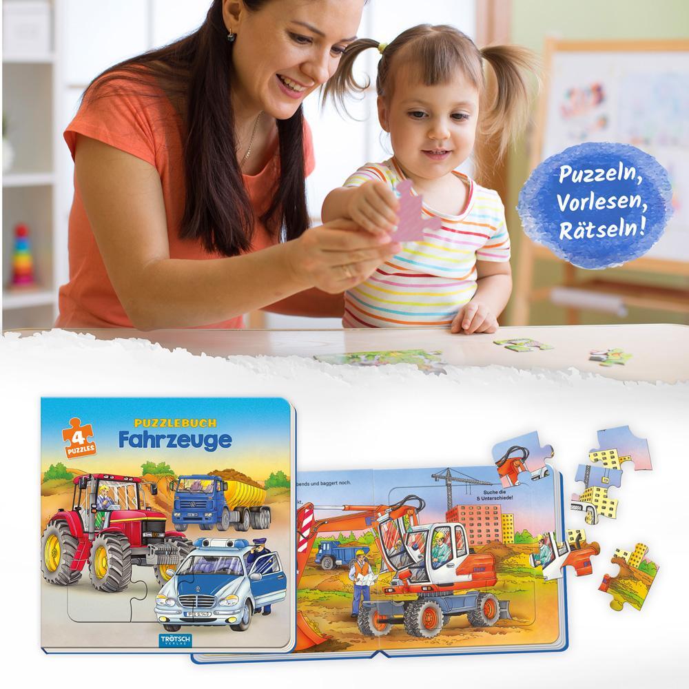 Bild: 9783965526655 | Trötsch Pappenbuch Puzzlebuch Fahrzeuge | Trötsch Verlag GmbH & Co. KG