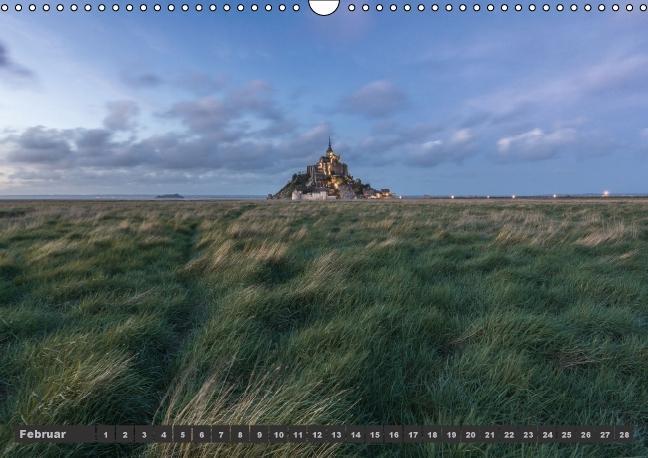 Bild: 9783660581980 | Ein Tag am Mont Saint Michel (Wandkalender immerwährend DIN A3 quer)