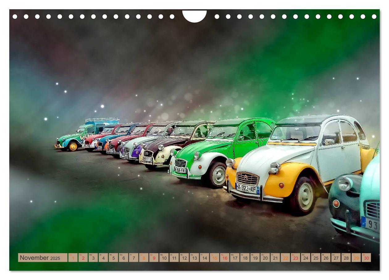 Bild: 9783435349432 | Die Ente - Citroën 2CV (Wandkalender 2025 DIN A4 quer), CALVENDO...