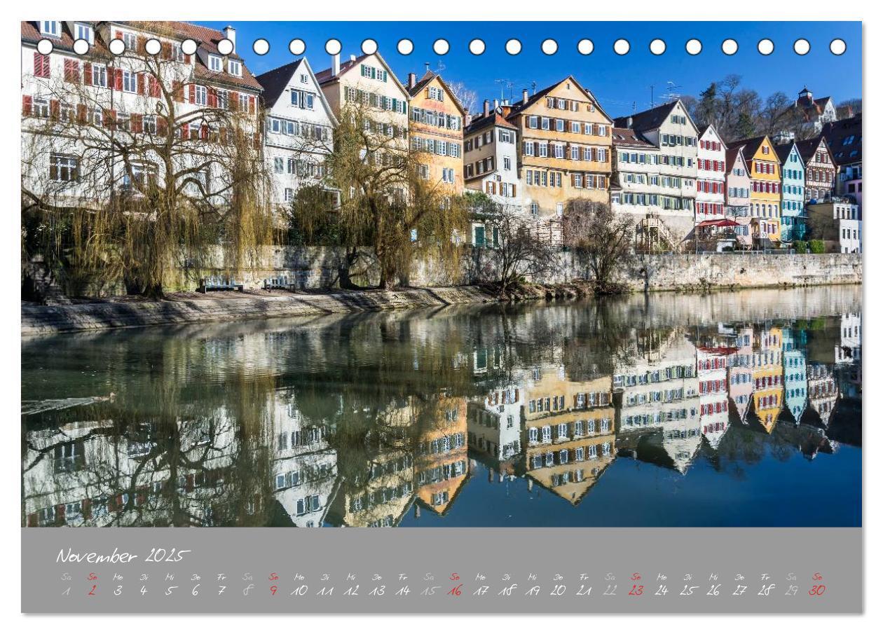 Bild: 9783435570751 | Zwölf Monate in Tübingen (Tischkalender 2025 DIN A5 quer), CALVENDO...