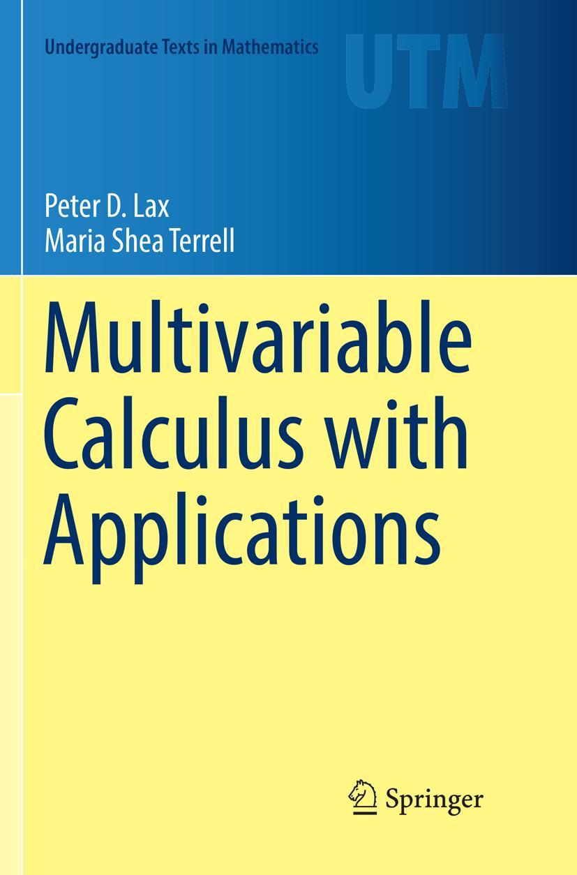 Cover: 9783030089139 | Multivariable Calculus with Applications | Maria Shea Terrell (u. a.)