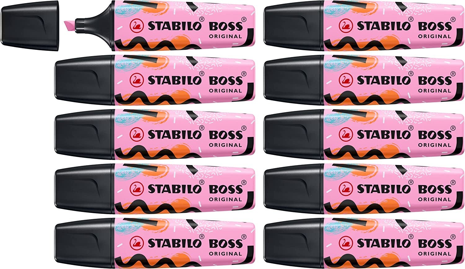 Cover: 4006381590778 | STABILO Marker BOSS ORIGINAL Pastel by Ju Schnee, Fuchsie, 10er Set