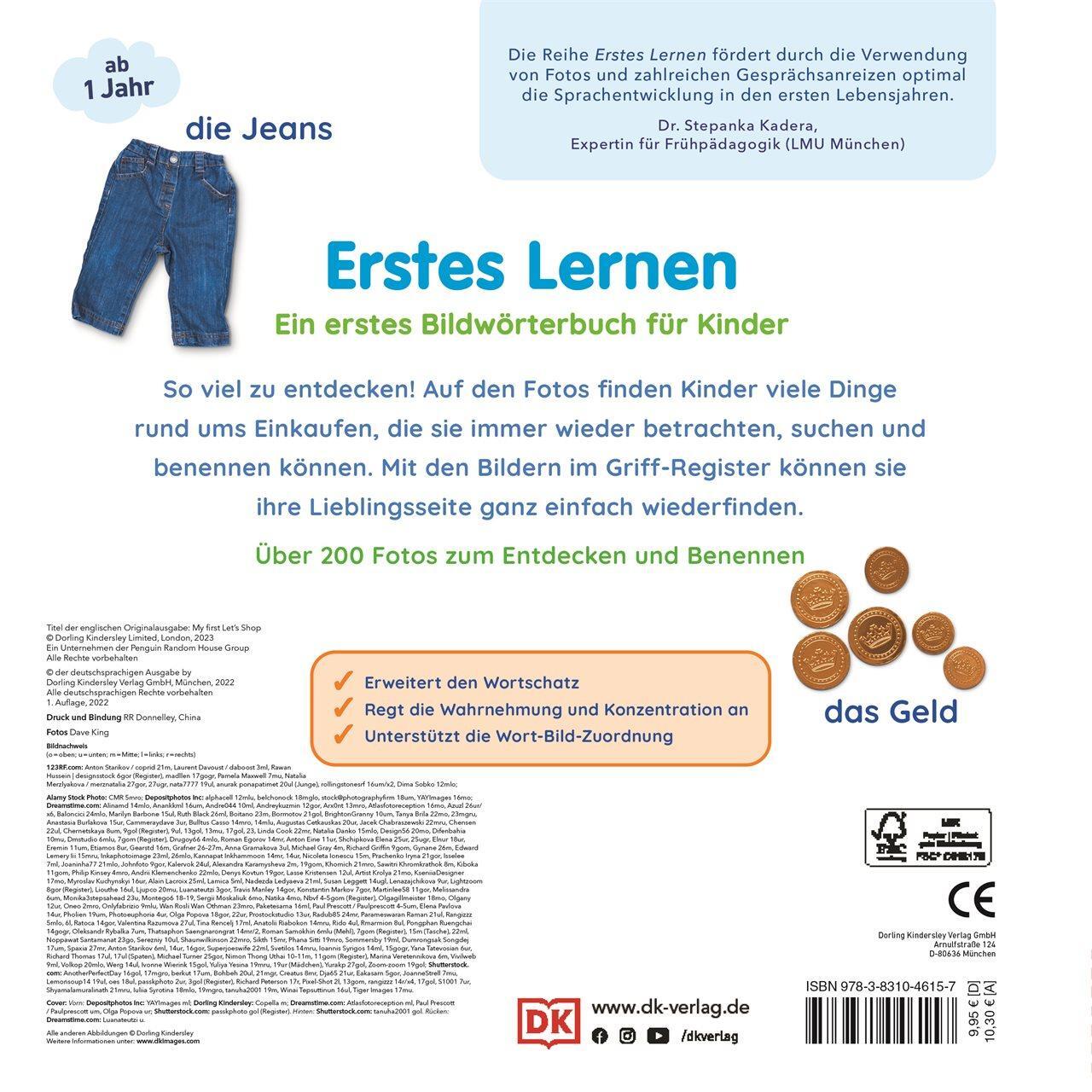 Rückseite: 9783831046157 | Erstes Lernen. Einkaufen | DK Verlag - Kids | Buch | Erstes Lernen