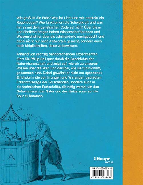 Rückseite: 9783258083438 | Experimente | Versuch und Irrtum in der Wissenschaft | Philip Ball