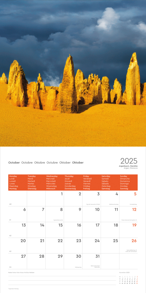 Bild: 9783965914025 | Wunder der Welt - KUNTH Broschurkalender 2025 | Kalender | 28 S.